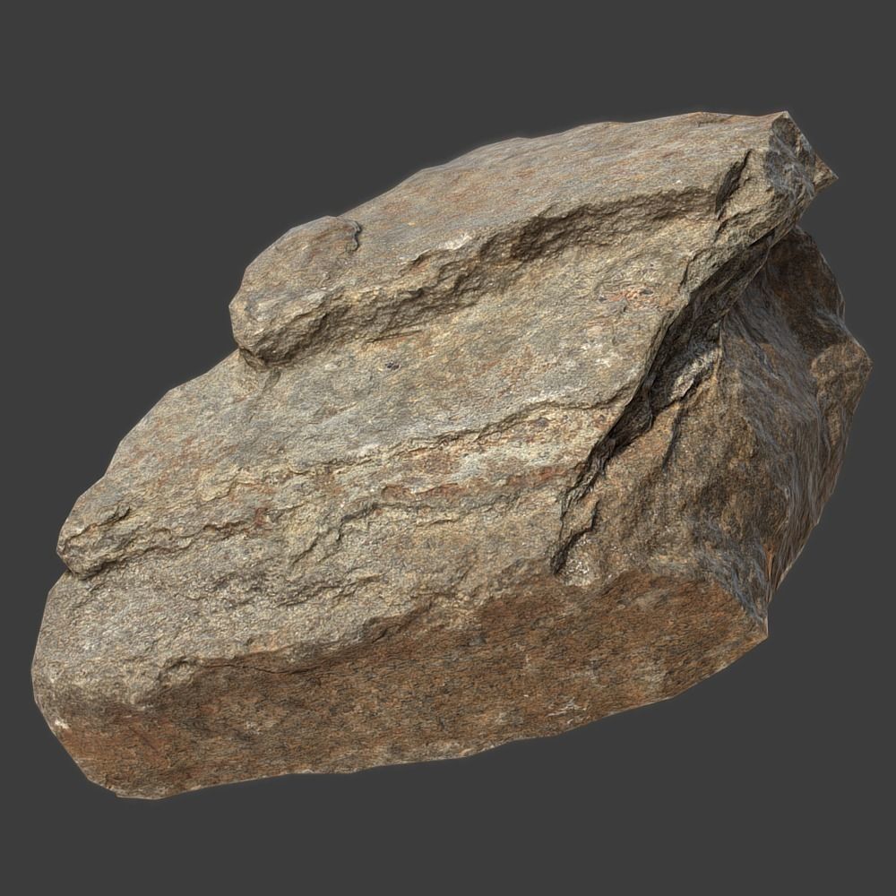 Ora Stone Low-poly 3D model_0