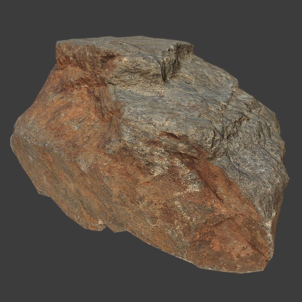 Ora Stone Low-poly 3D model_12