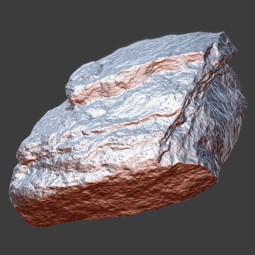 Ora Stone Low-poly 3D model_3