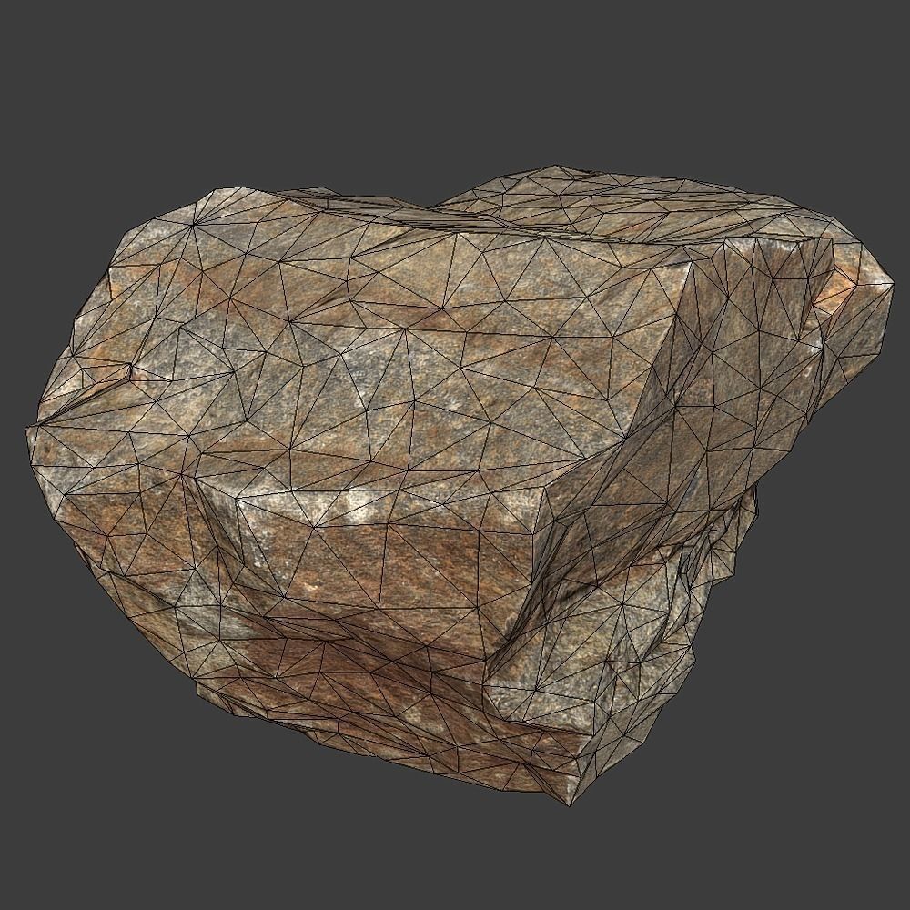 Ora Stone Low-poly 3D model_10