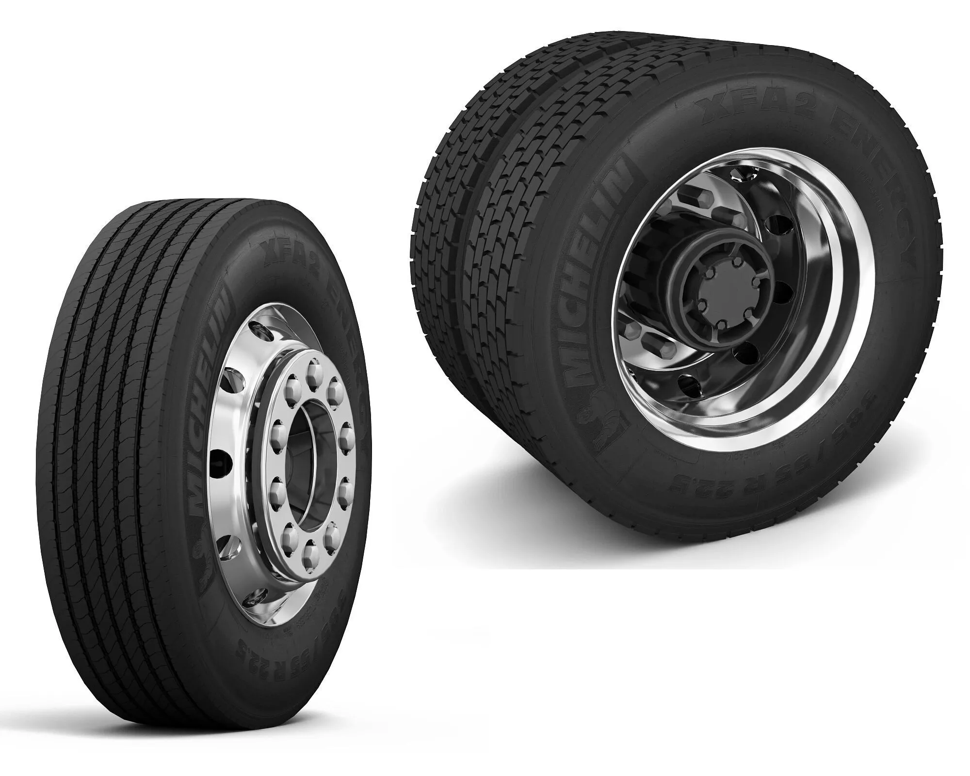 Truck Wheels 3D model