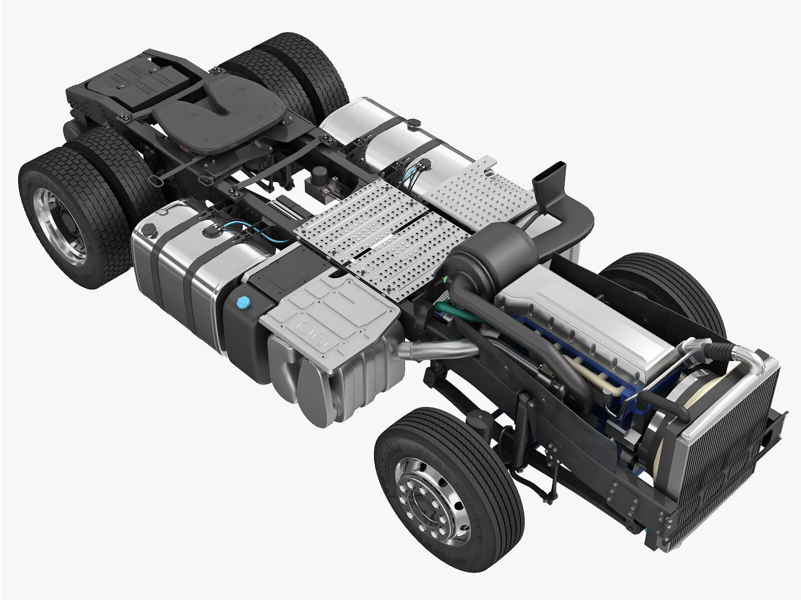 Truck Chassis 4X2 3D model