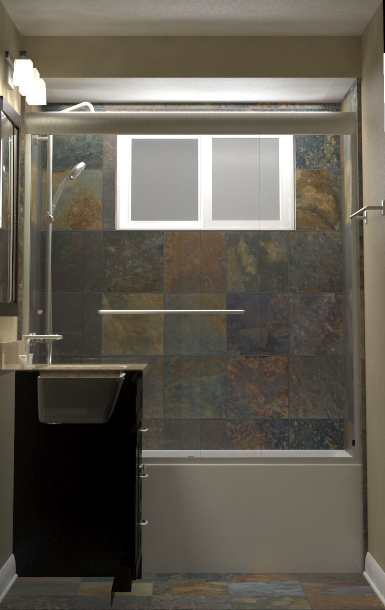 Bathroom-001 3D model_4