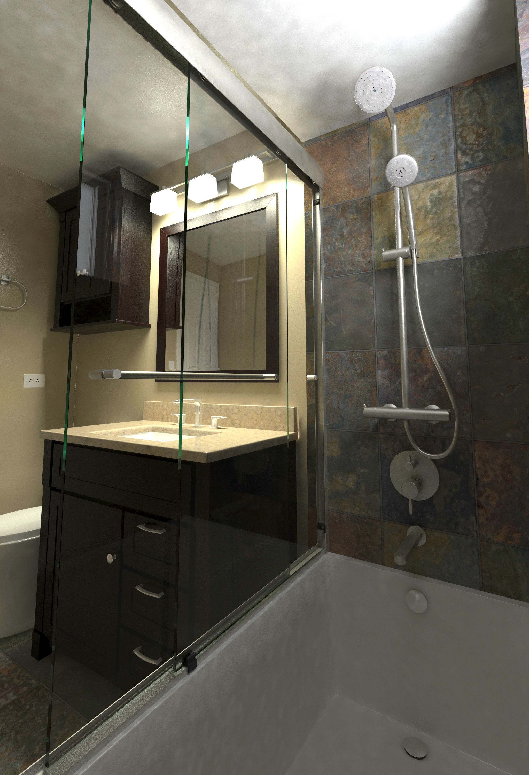 Bathroom-001 3D model_8