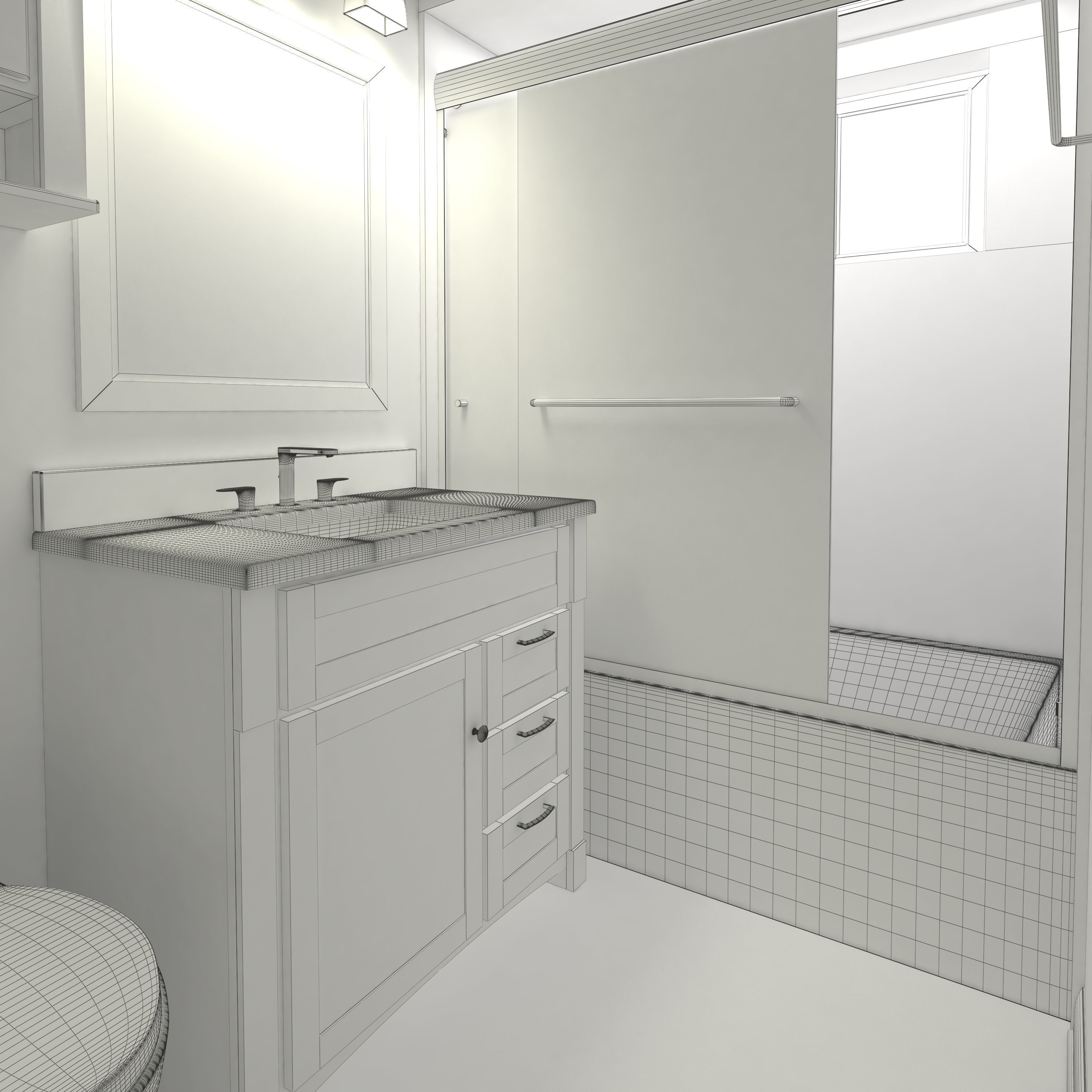 Bathroom-001 3D model_20
