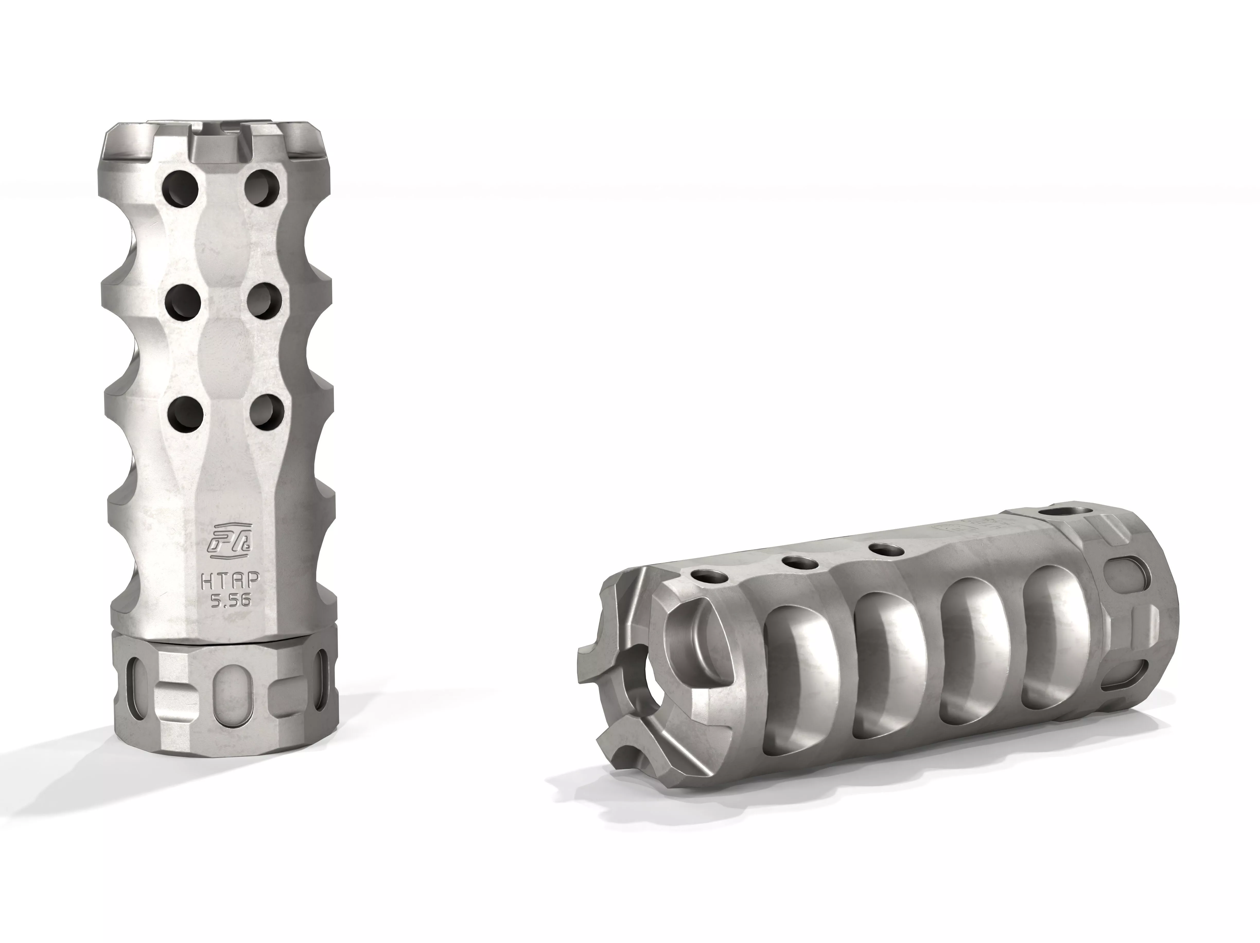 Precision Armament Hypertap Muzzle Brake Low-poly 3D model