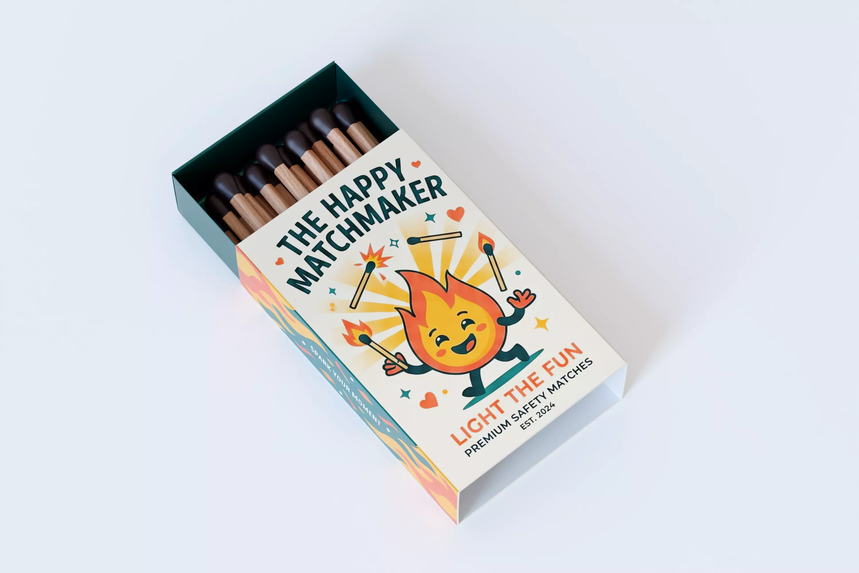 Match Box Packaging 3D model