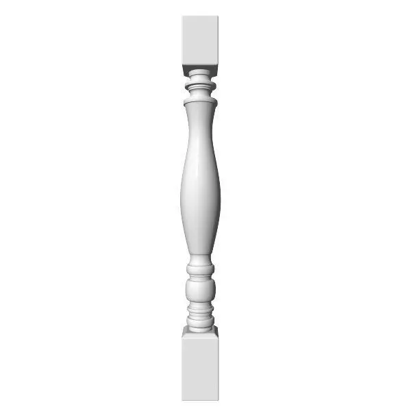 Baluster column 3D model_0
