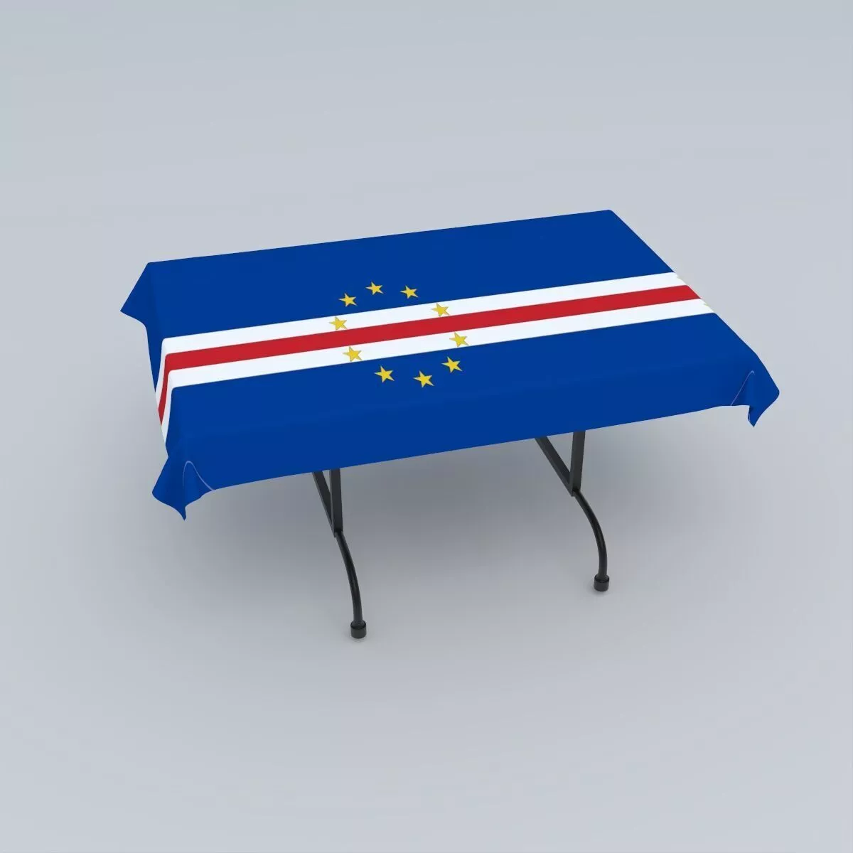 Flag of Cape Verde 3D model