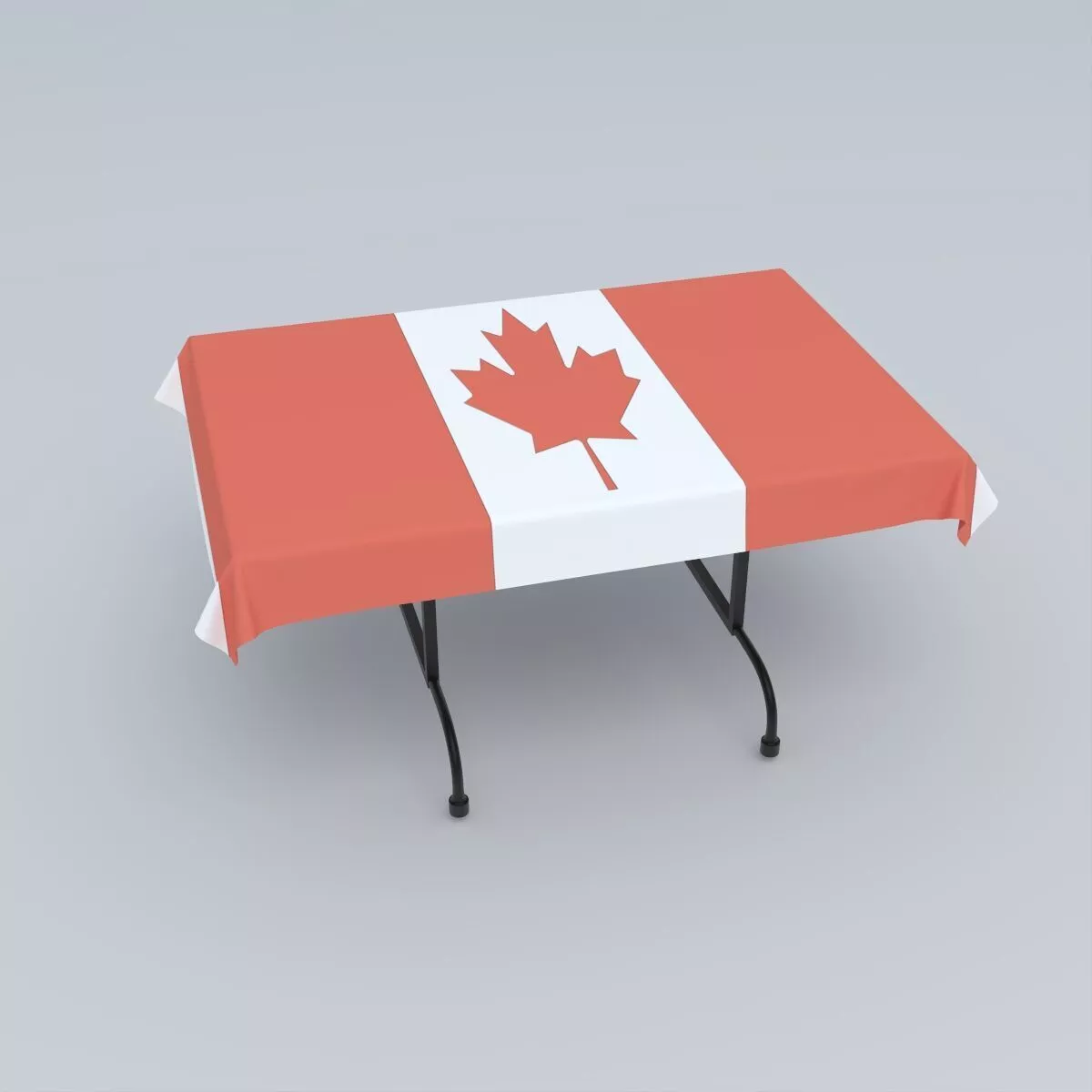 Flag of Canada Pantone 3D model