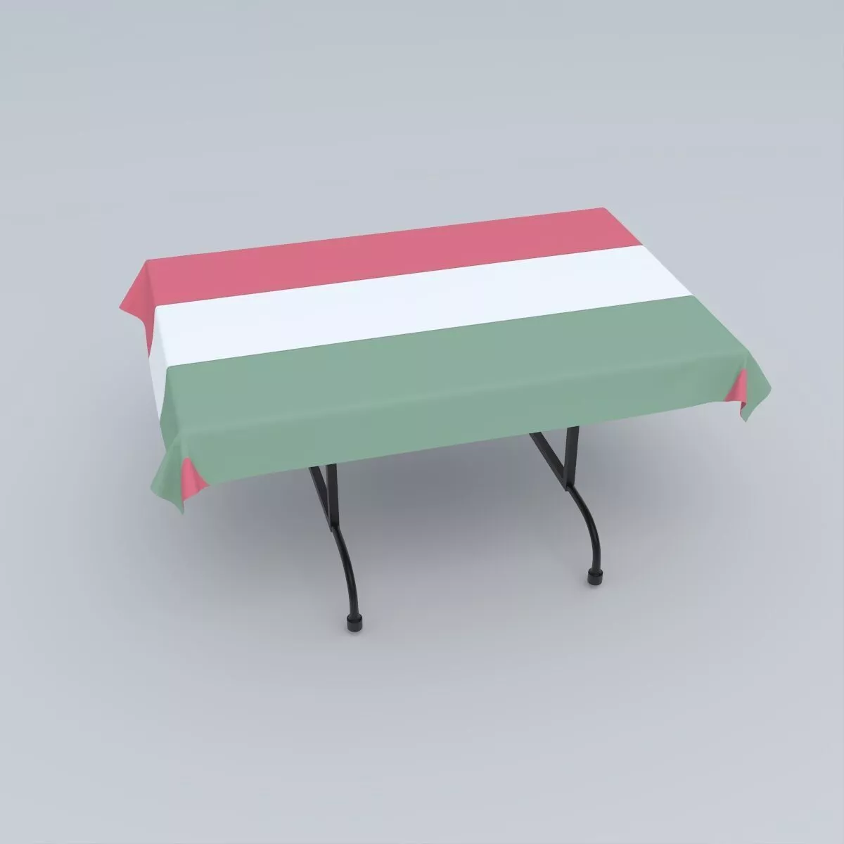 Flag of Hungary 3D model