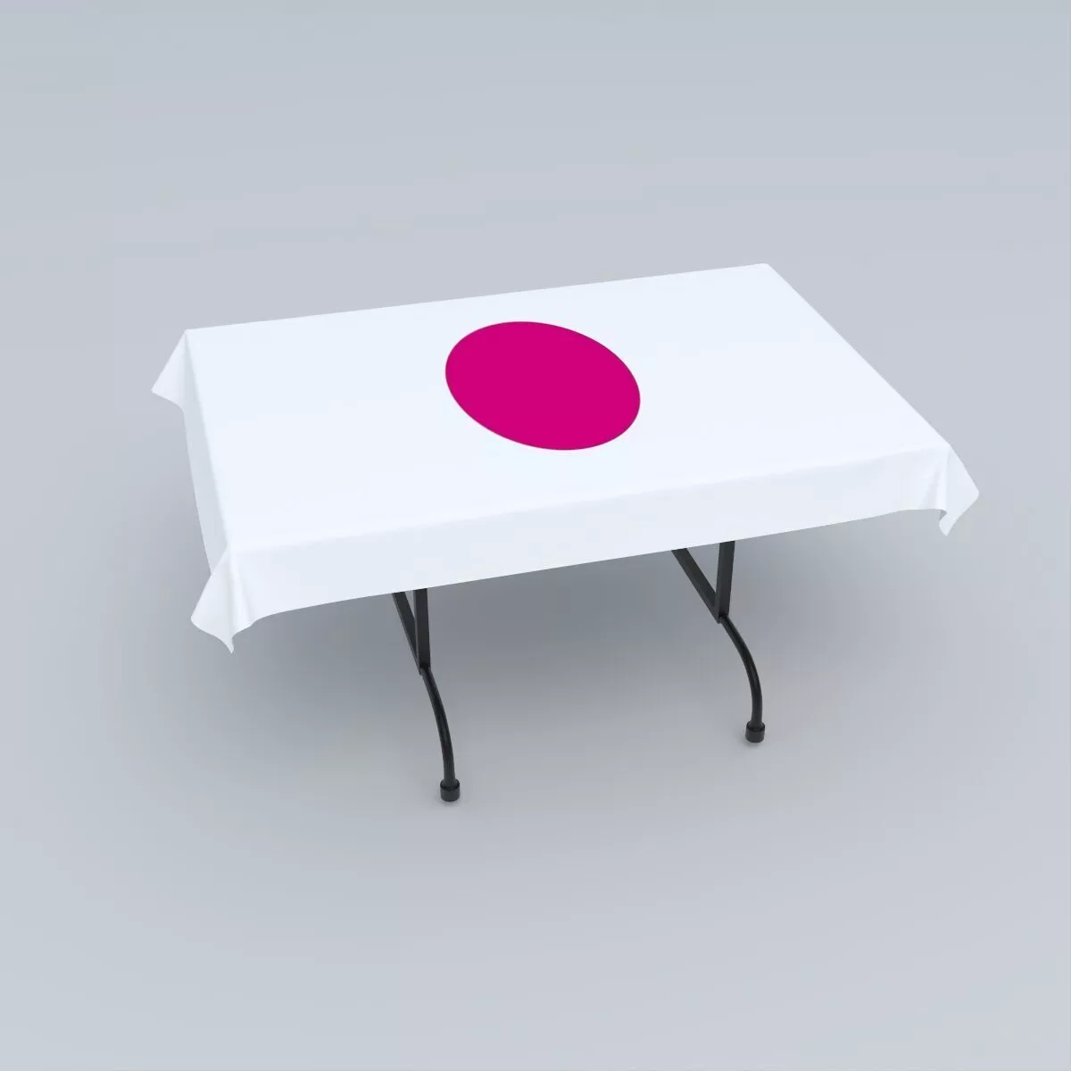 Flag of Japan 3D model