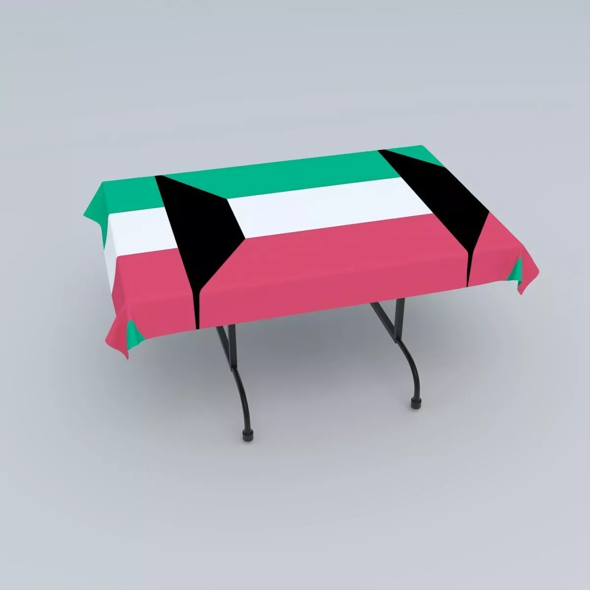 Flag of Kuwait 3D model