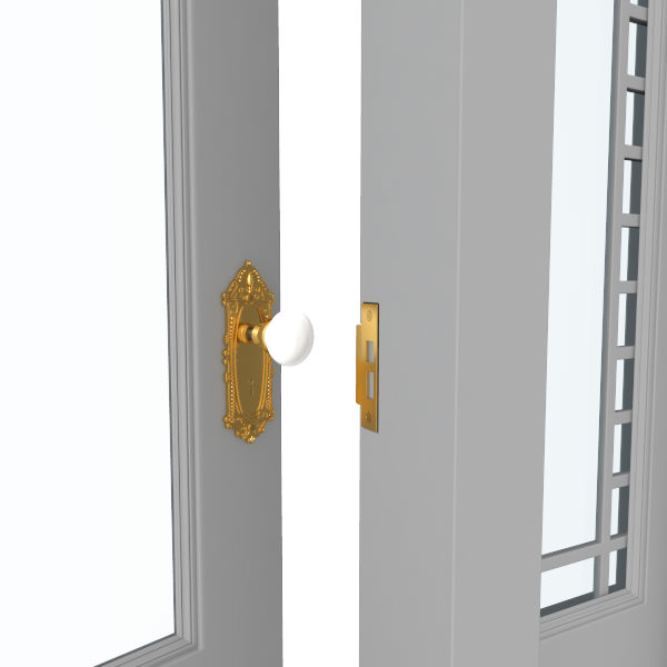 Victorian Front Door 3D model_5