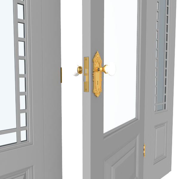 Victorian Front Door 3D model_3
