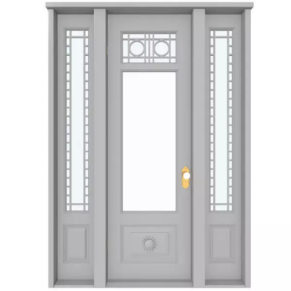 Victorian Front Door 3D model_0