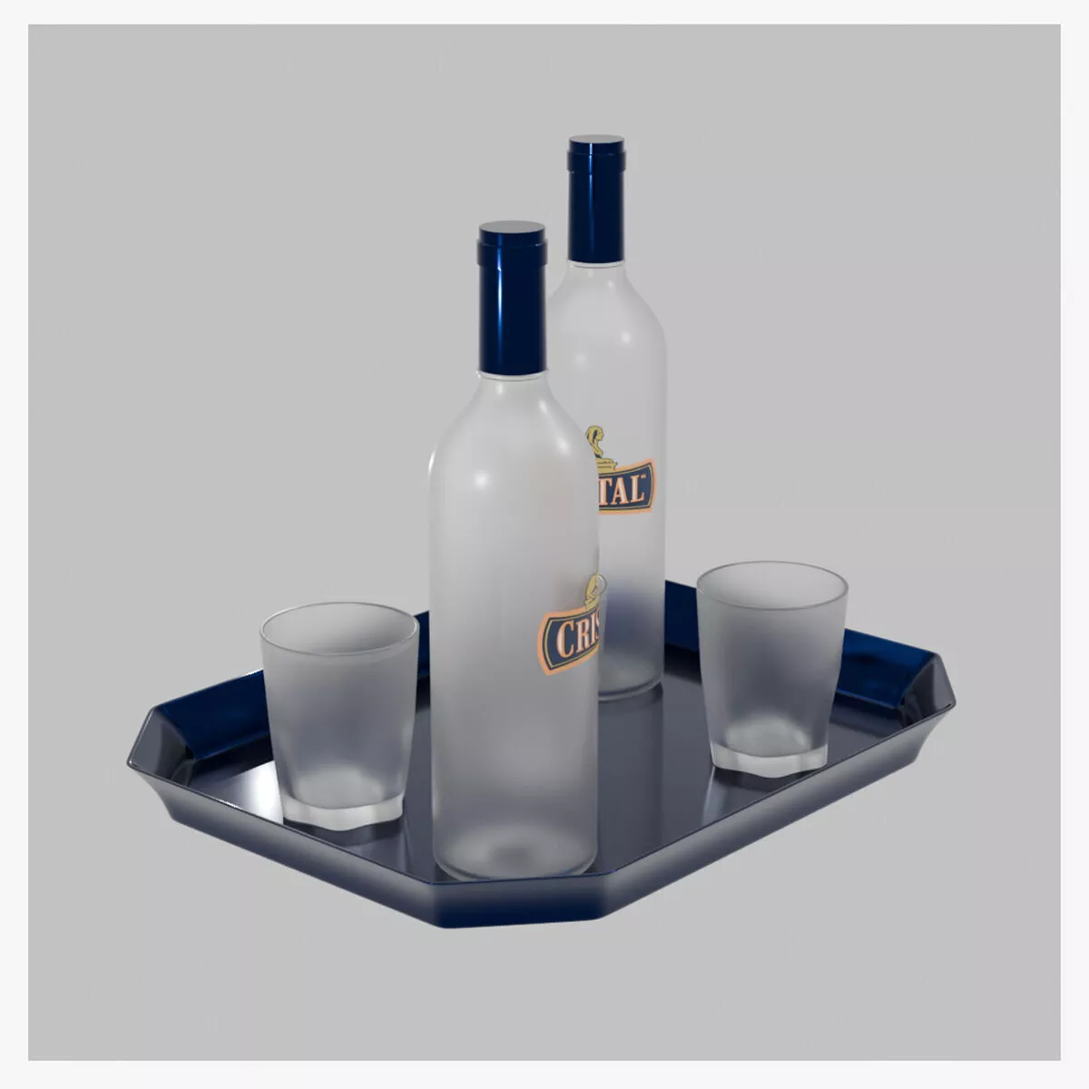 Bottle B5 3D model