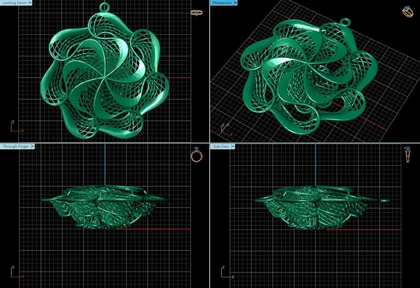 Pendant ultra vision  HSFZ-A012-P 3D print model_1