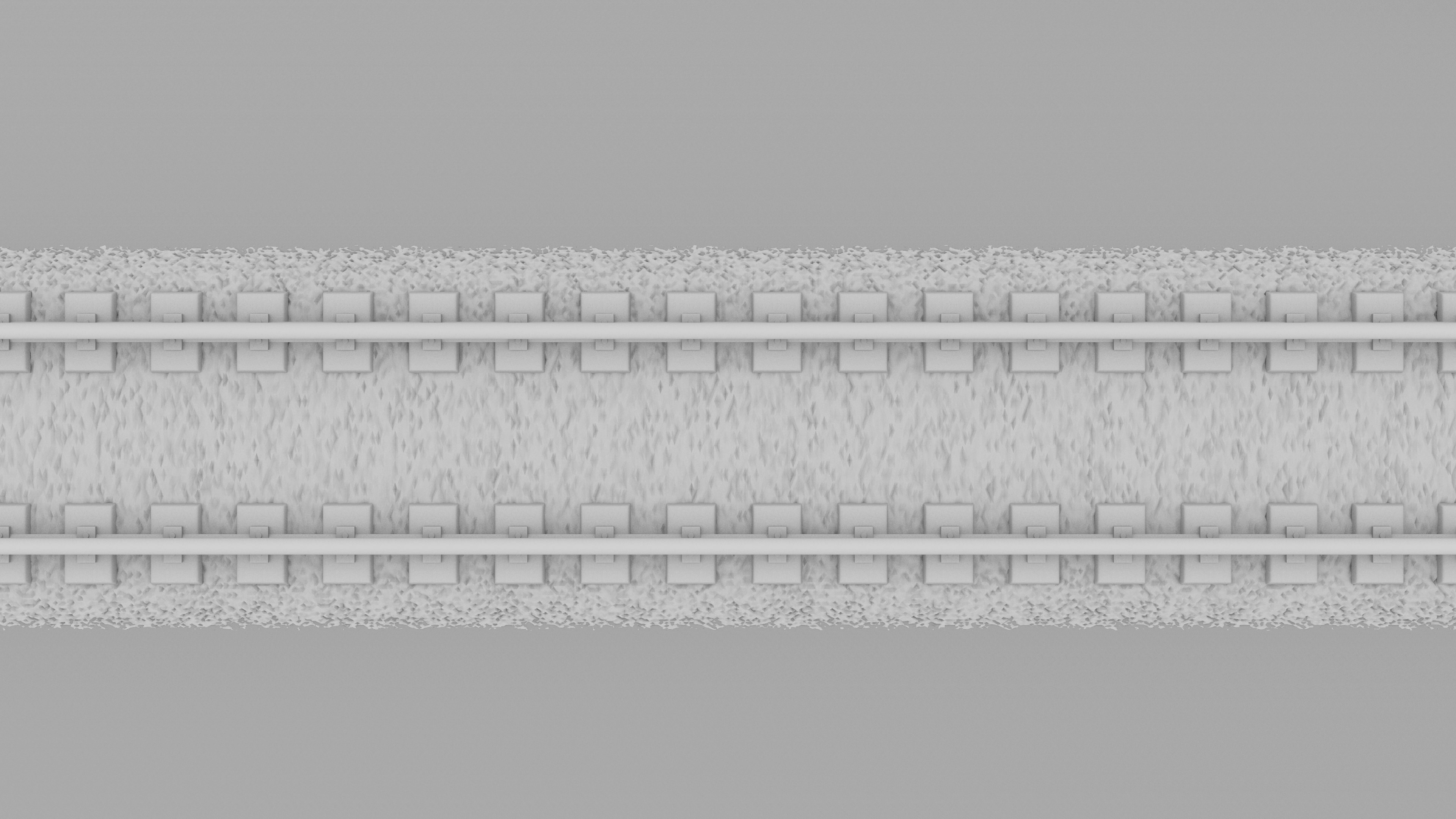 Train Subway Rail 3D model_4