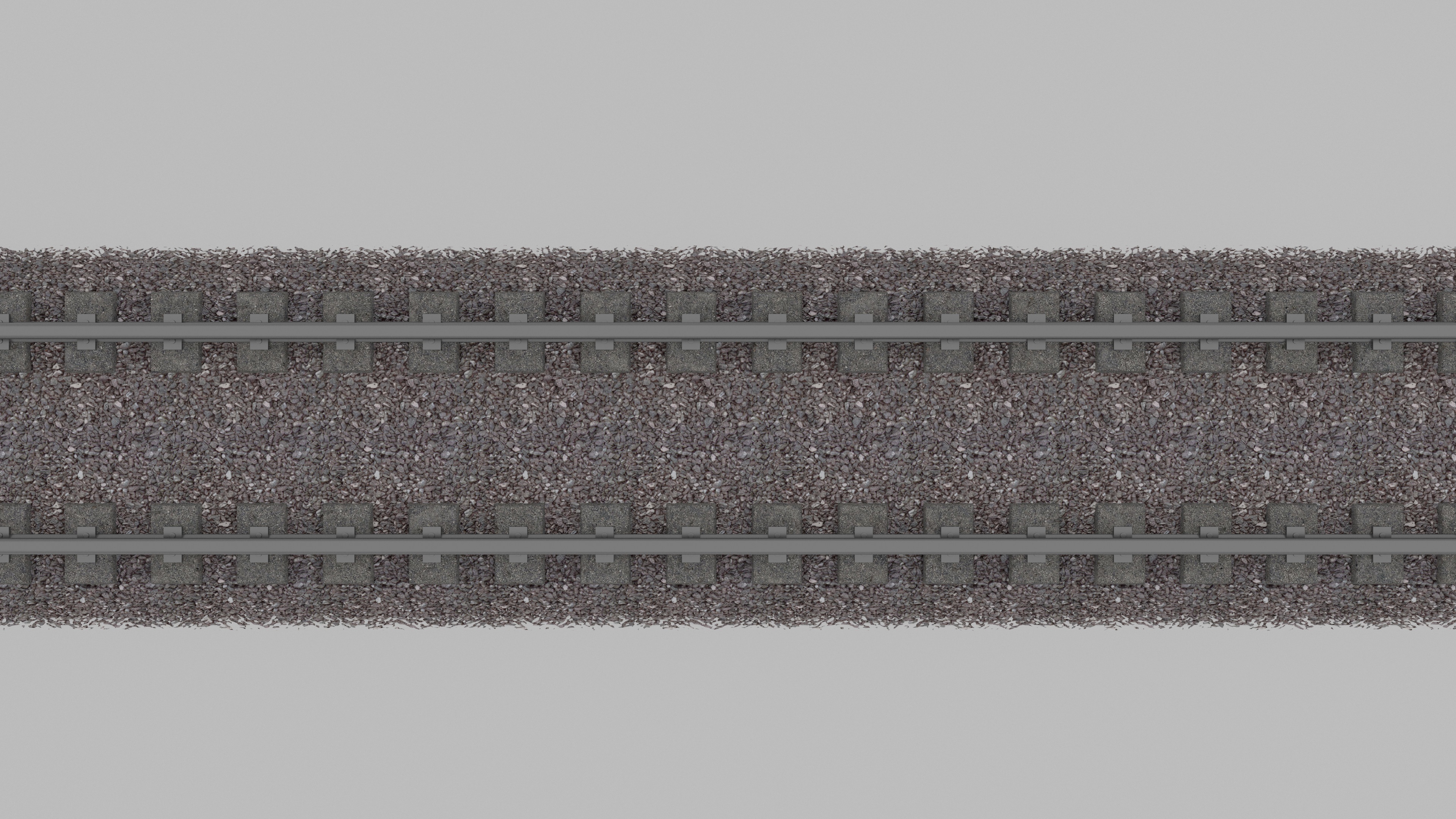 Train Subway Rail 3D model_3