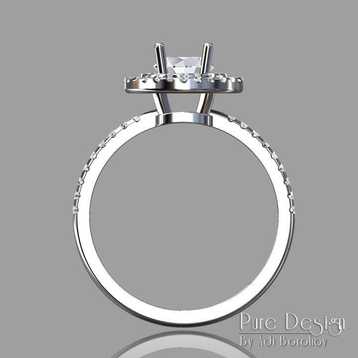 2 Halo Line Ring 3D print model_7