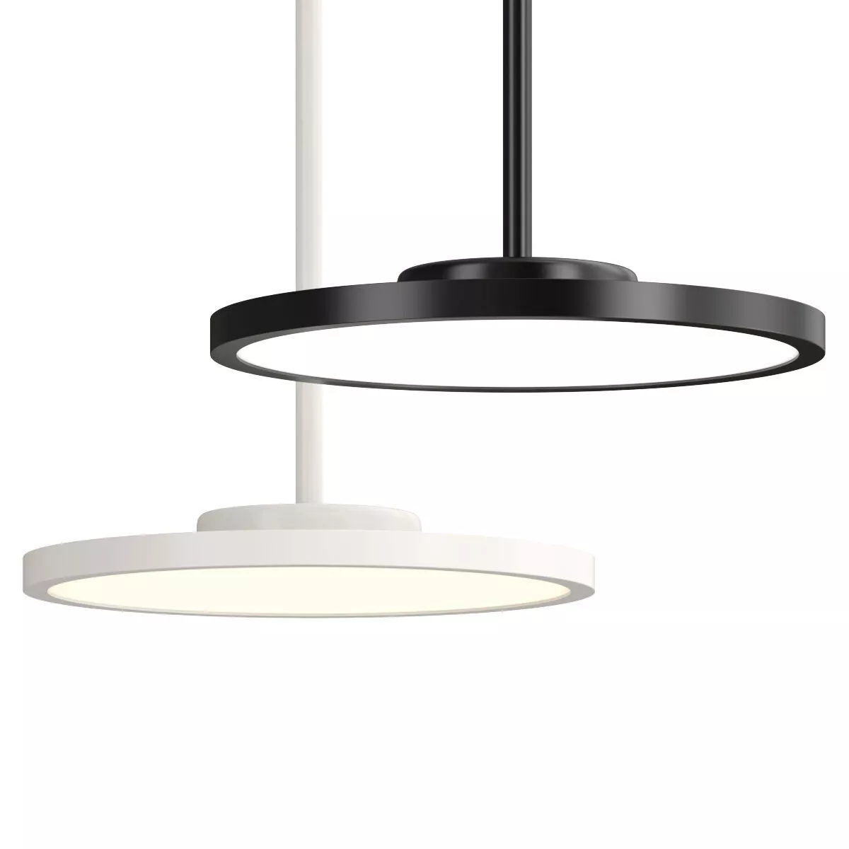 Edge Round Pendant Lamp 3D model