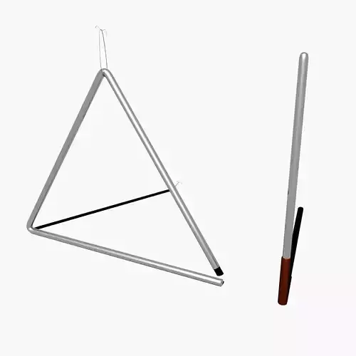 Triangel triangle and stick Free 3D model