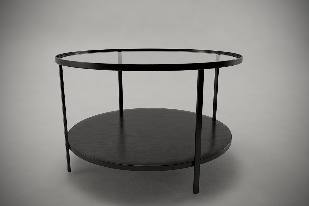 Coffee Table Collection - Game Ready Low-poly 3D model_2