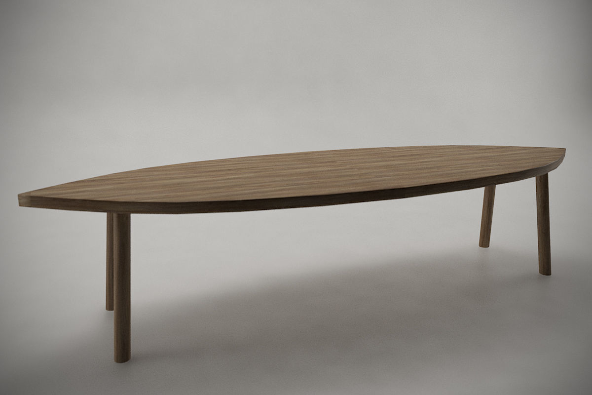 Coffee Table Collection - Game Ready Low-poly 3D model_4