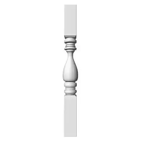Baluster pedestal 3D model
