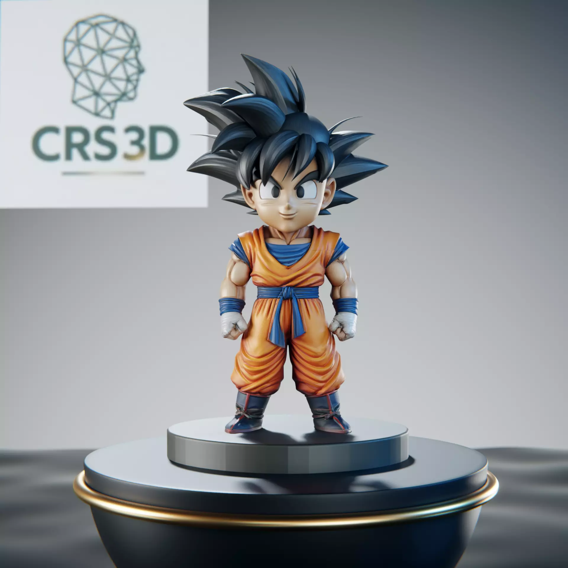 Goku Chibi Statue - Dragon Ball Z Hero 3D print model
