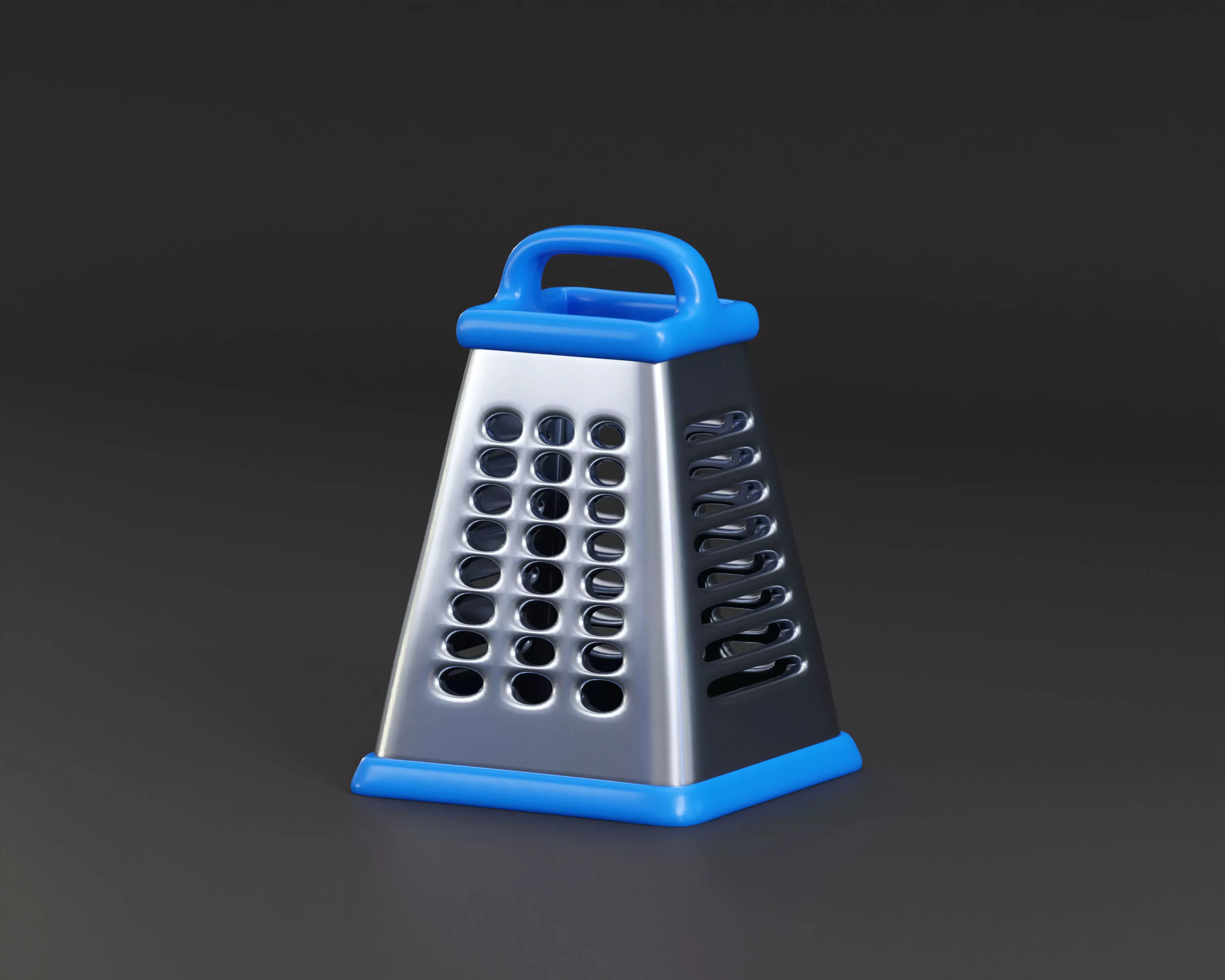 Cheese Grater Low-poly 3D model