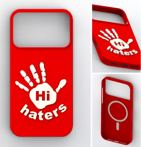 Hi Haters MagSafe Case 3D print model