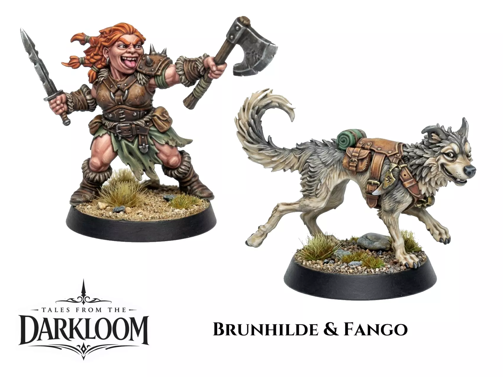 Brunhilde and Fango 3D print model