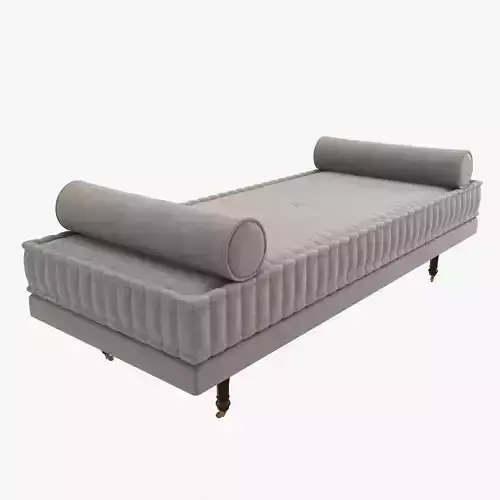 Custom made stitched daybed with bolster cushions