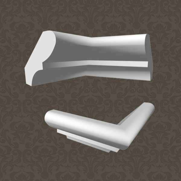 Crown Moulding Kit 5 3D model_4
