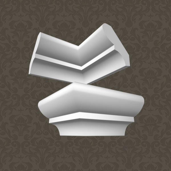 Crown Moulding Kit 5 3D model_3