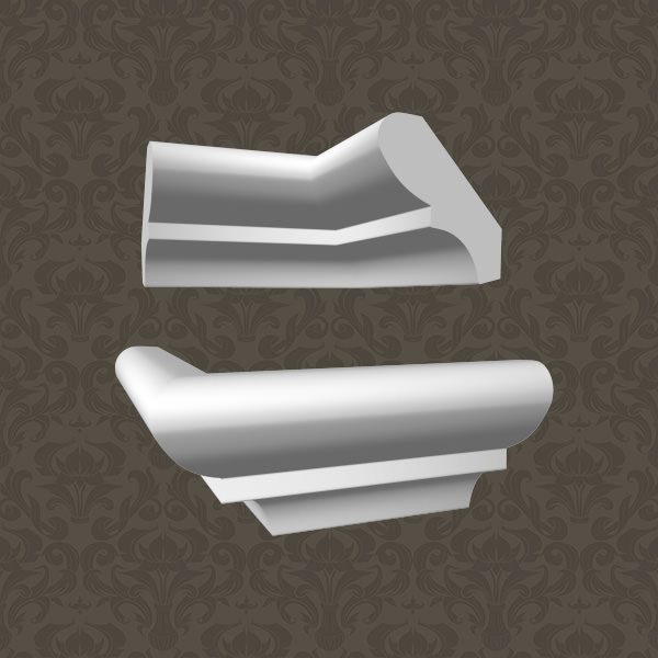 Crown Moulding Kit 5 3D model_7