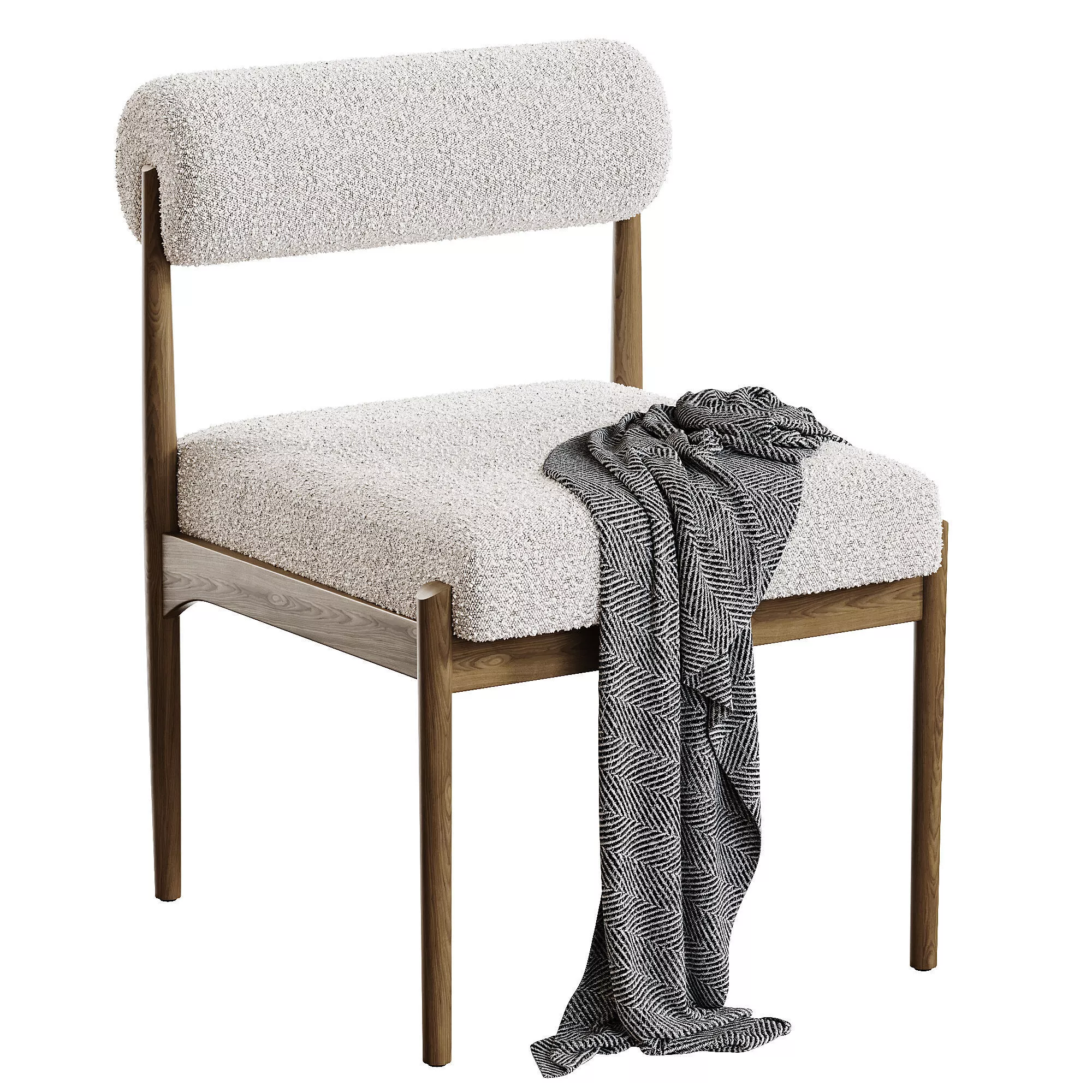 Jazelle Dining Chair Low-poly 3D model