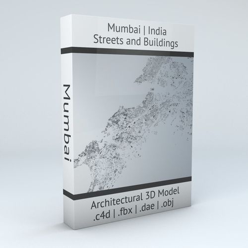 Mumbai Streets and Buildings 3D model