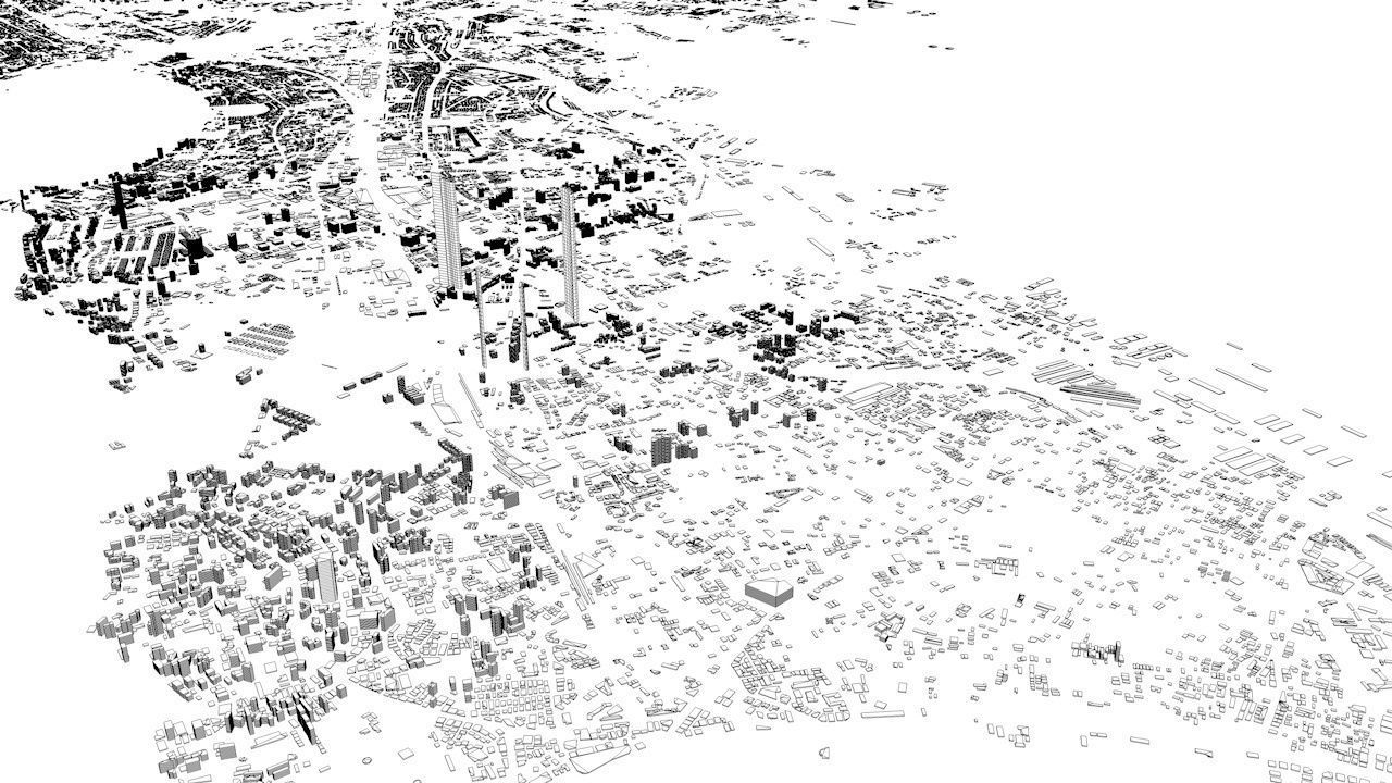 Mumbai Streets and Buildings 3D model_8