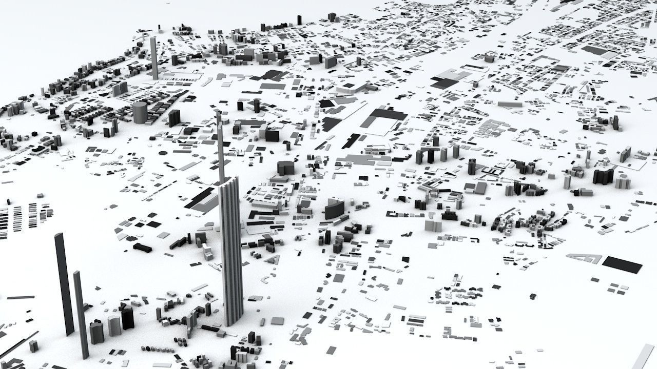 Mumbai Streets and Buildings 3D model_4