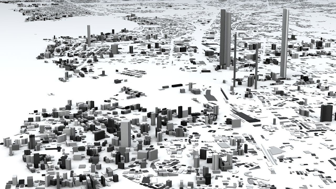 Mumbai Streets and Buildings 3D model_3