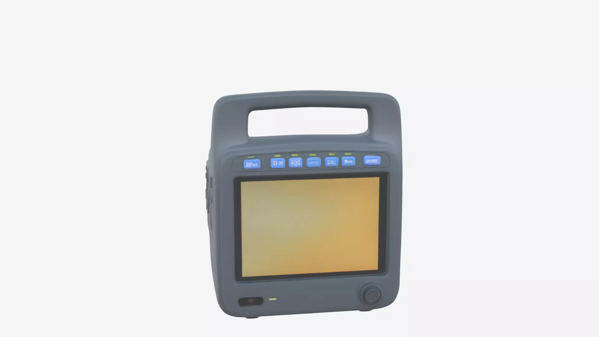 Realistic 3D Model of Advanced ICU Vital Signs Monitoring System 3D model