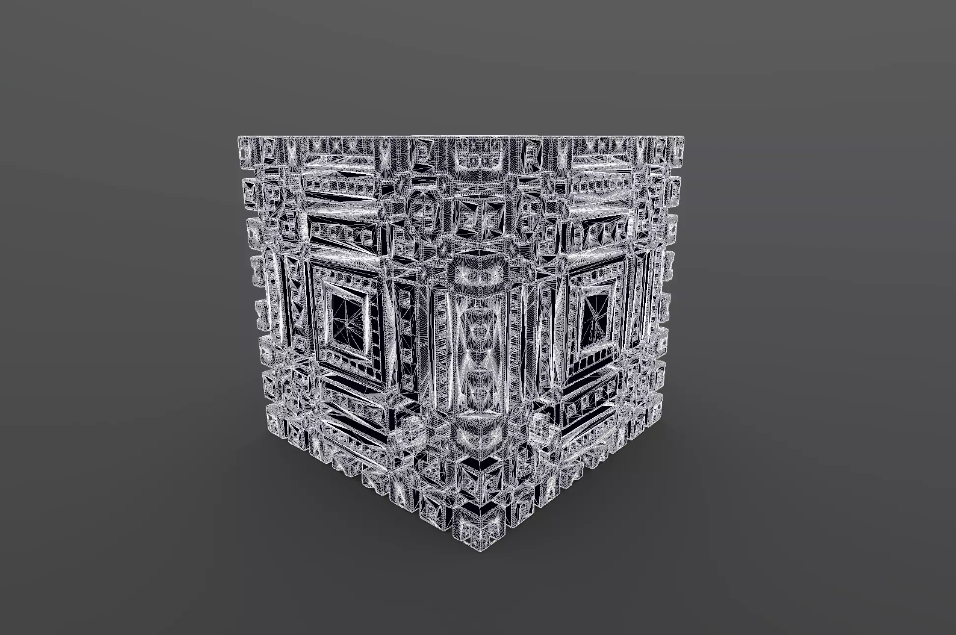 Deep-Pure Menger IFS - UUON 000023 3D print model