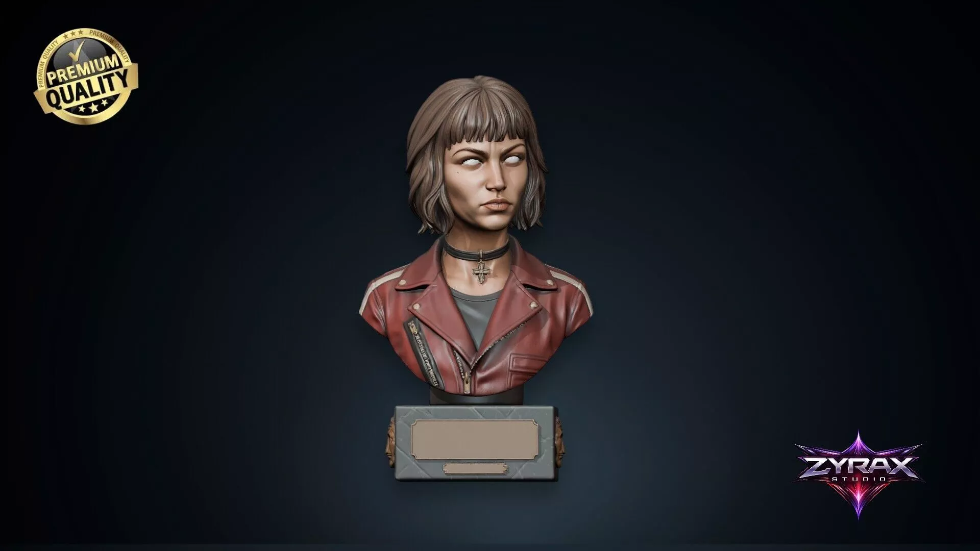 Tokyo STL La Casa de Papel Bust Sculpture 3D Printable Model 3D print model