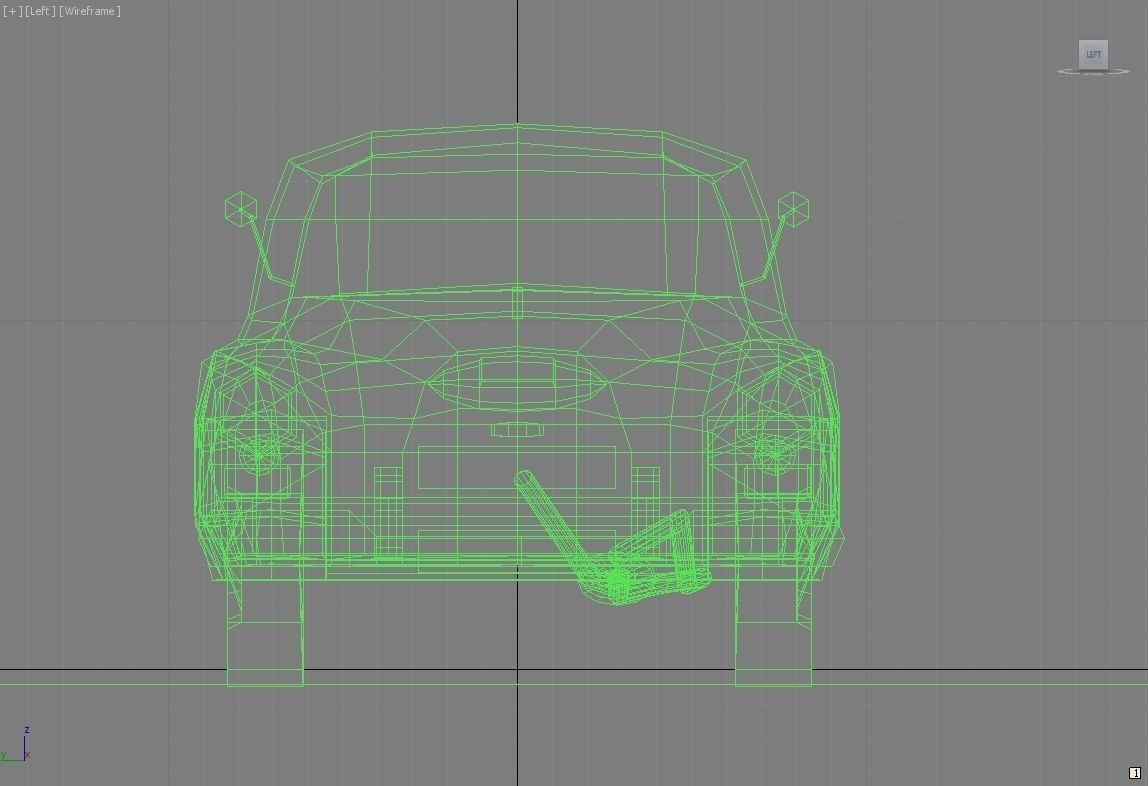 GAZ-12 ZIM Low-poly 3D model_8