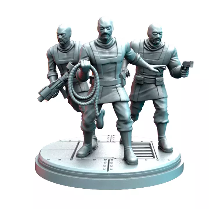 H Goons 3D Print STL Miniature RPG 3D print model