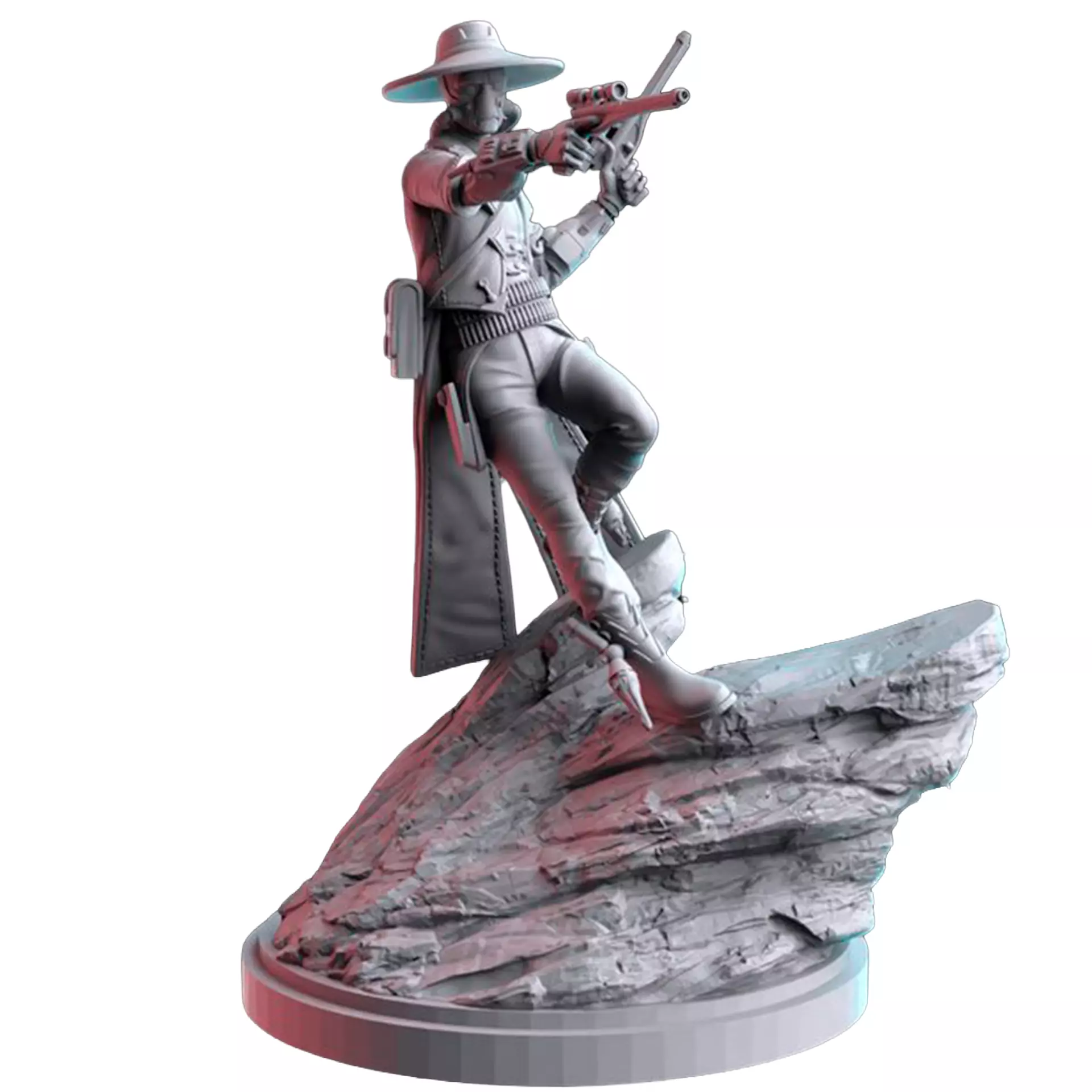 Cad Bane 3D Print STL Miniature RPG 3D print model