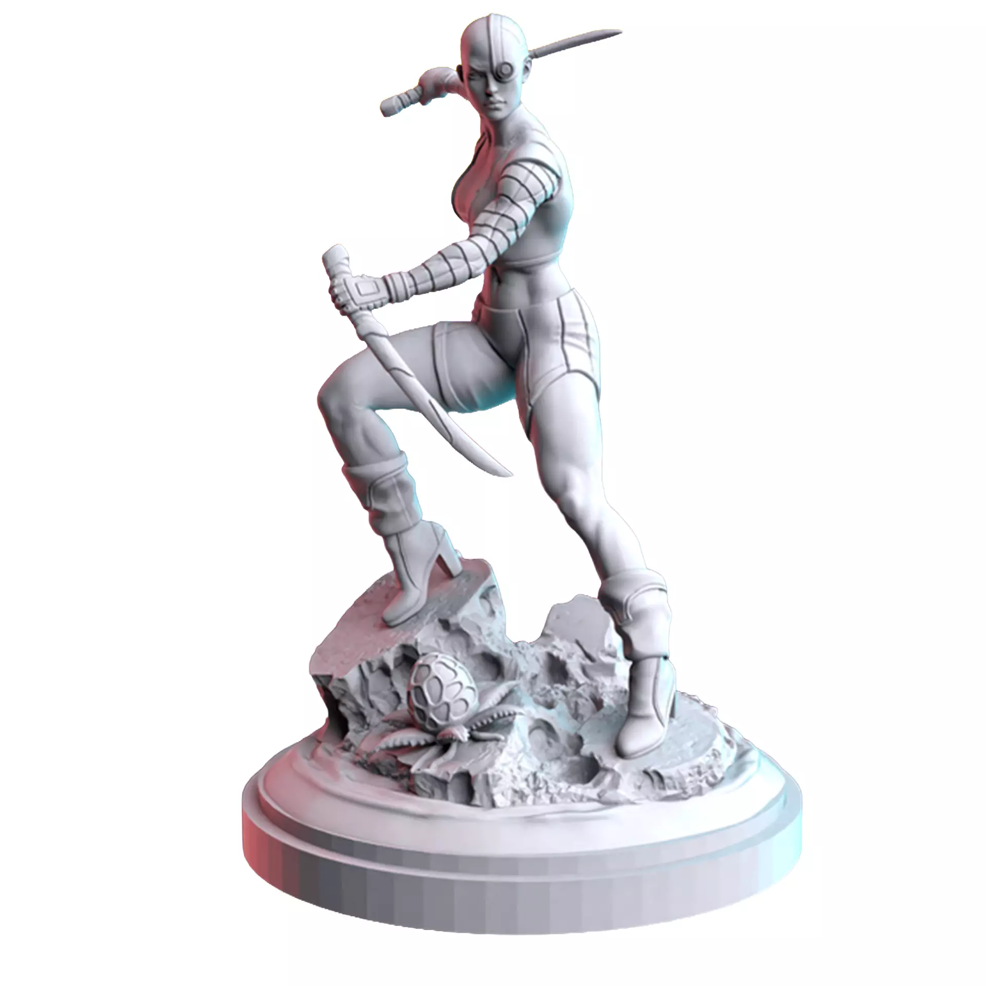 Blue Meanie 3D Print STL Miniature RPG 3D print model